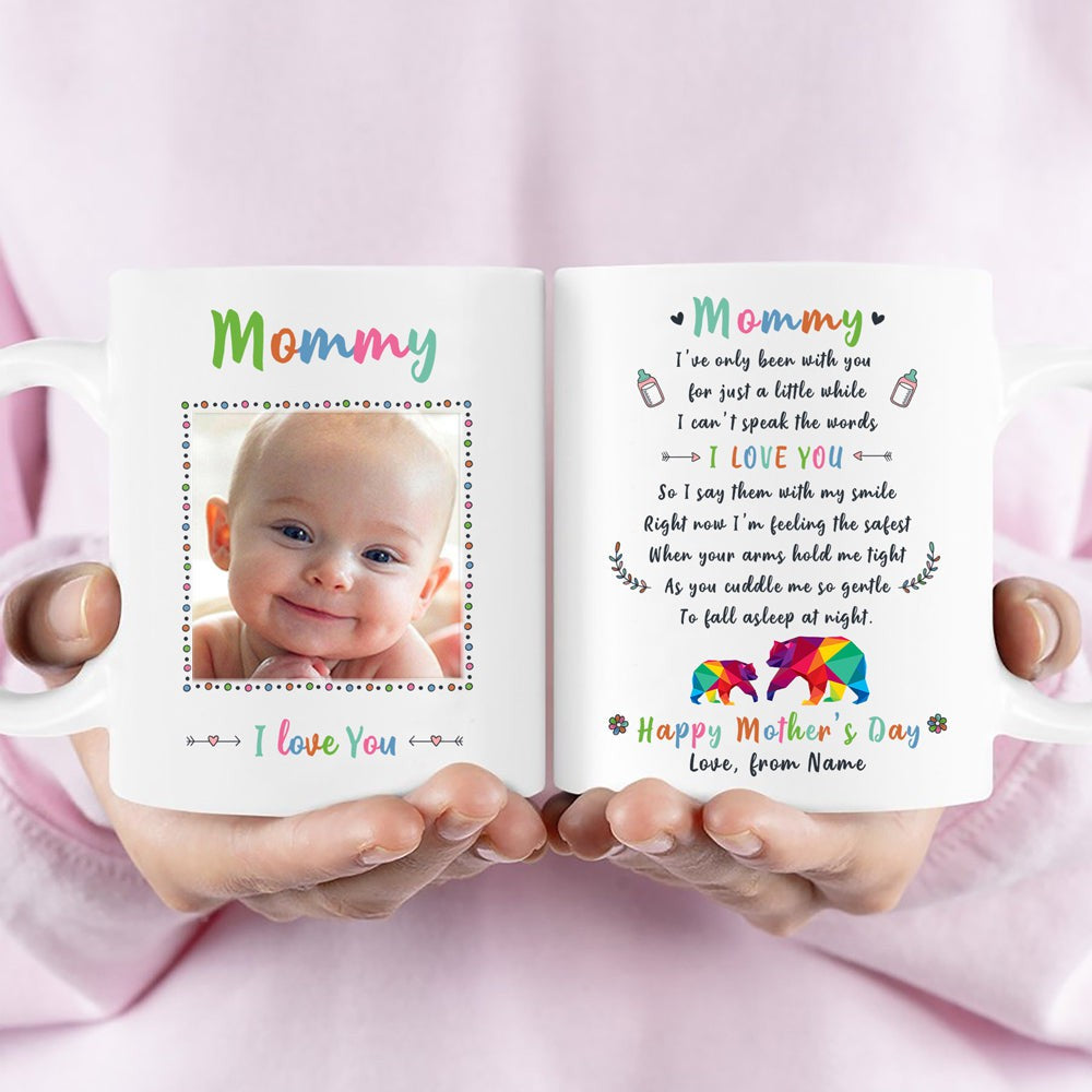 For New Mom Mother's Day Momma Bear A Little While Personalized Mug