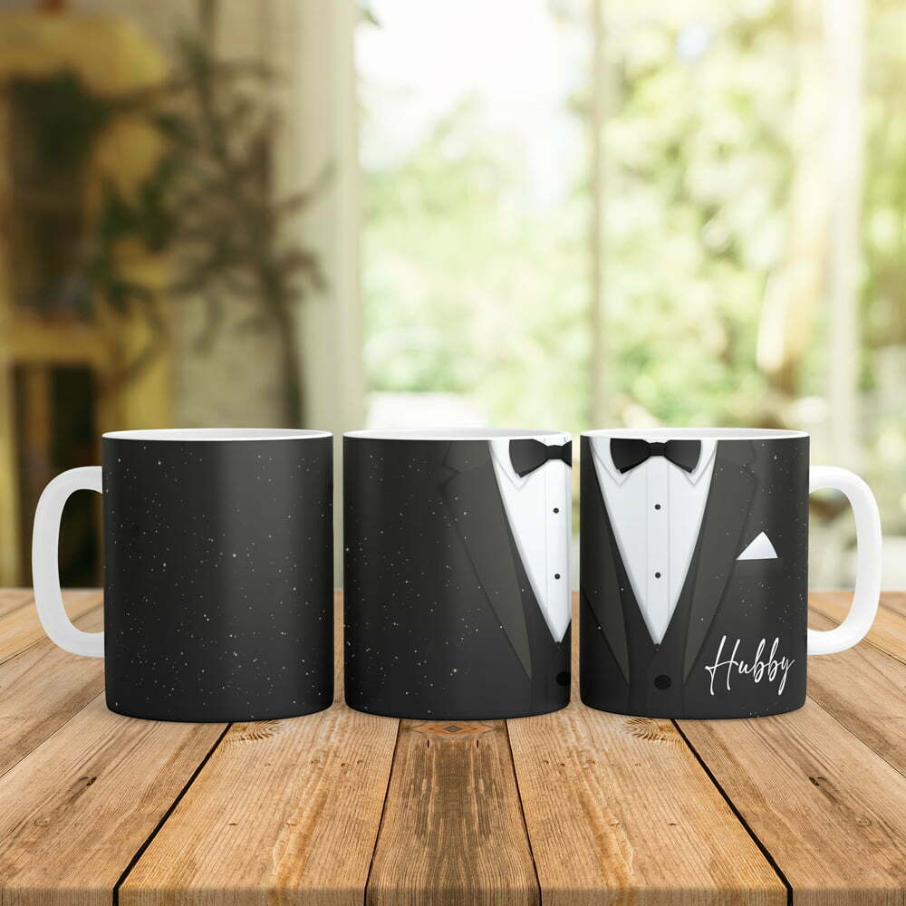 Valentines Wifey and Hubby Couples Romantic Personalized Mug