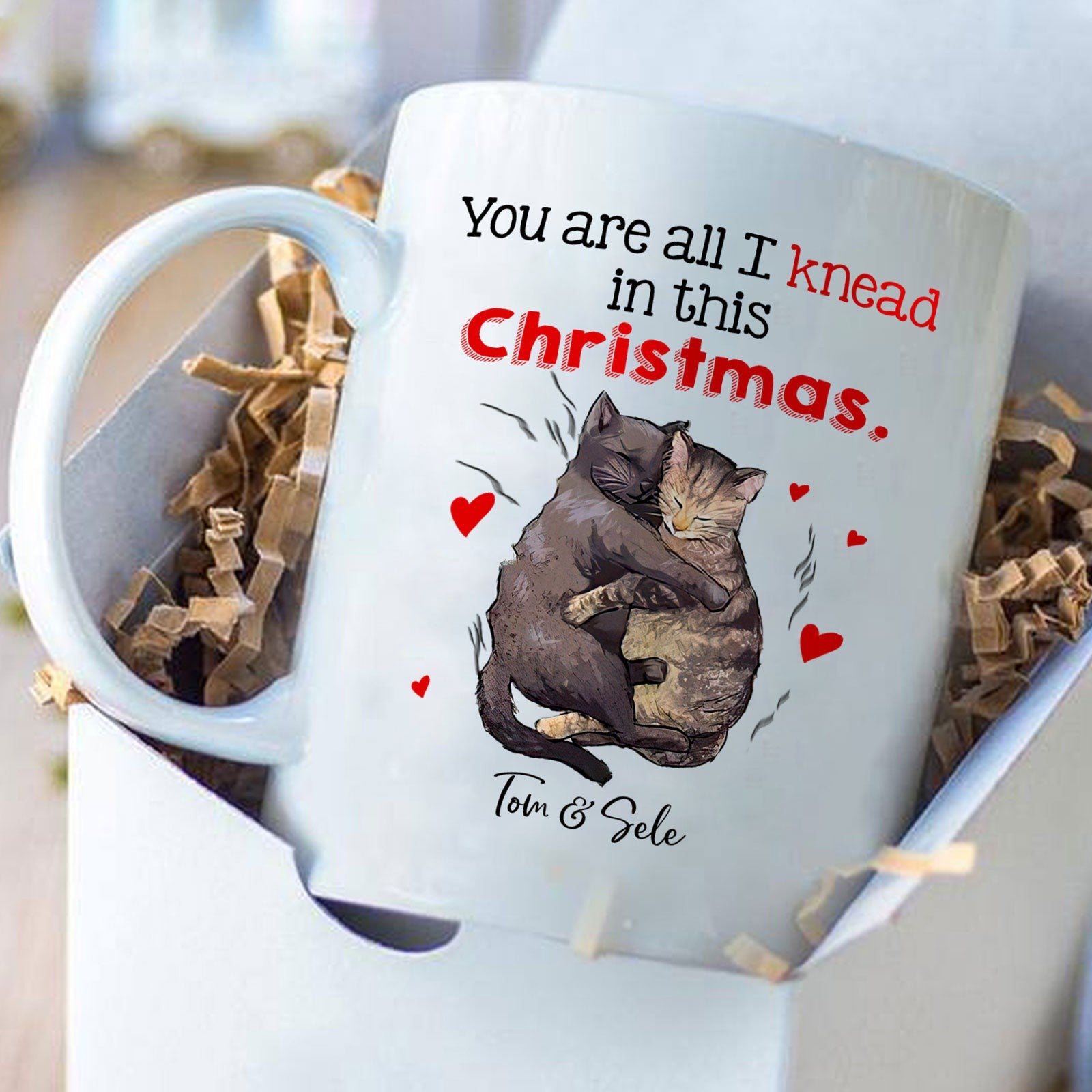 Gift For Couple You're All I Knead In This Christmas Personalized Mug