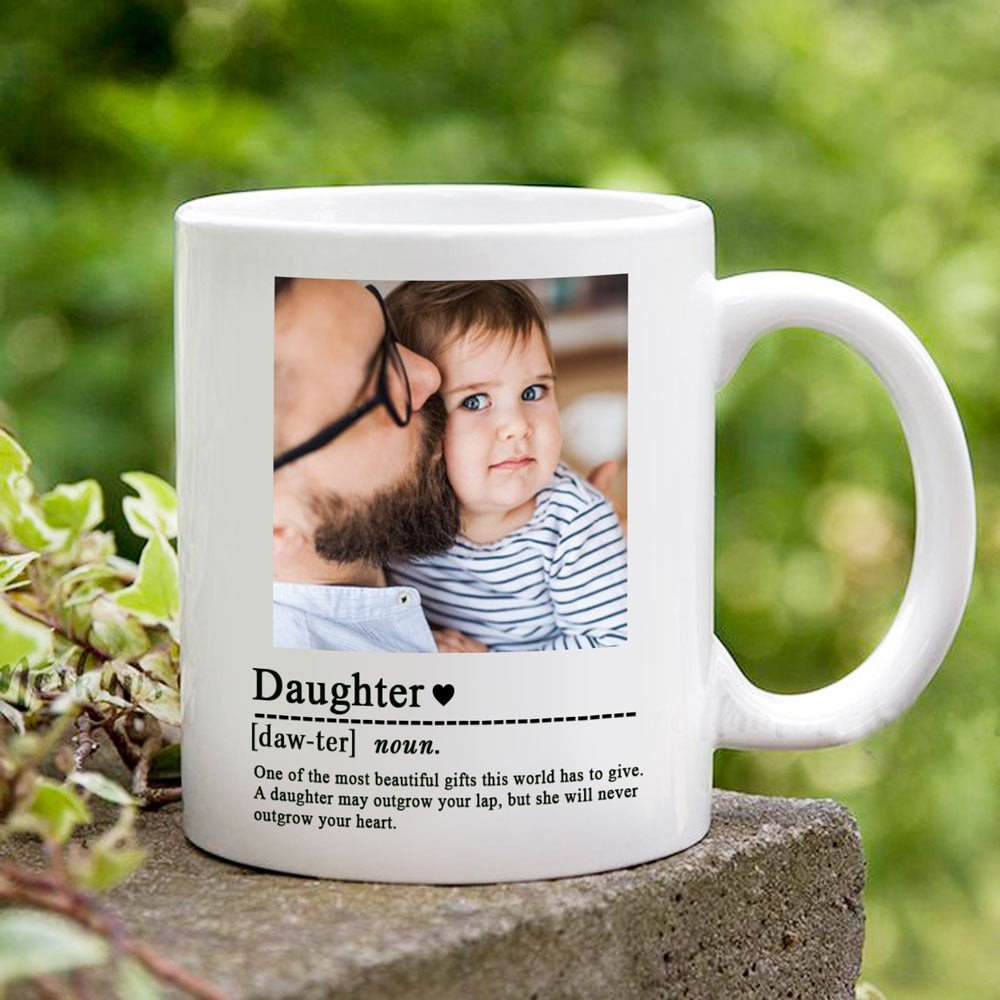 Personalized Photo Gift For Daughter Definition Mug