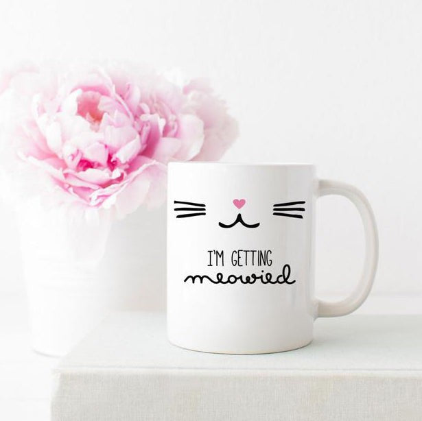 Engagement gifts I'm getting meowied coffee mug