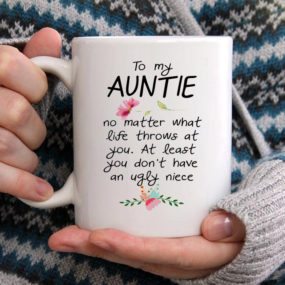 To My Aunt No Matter Mug Gift for Aunt