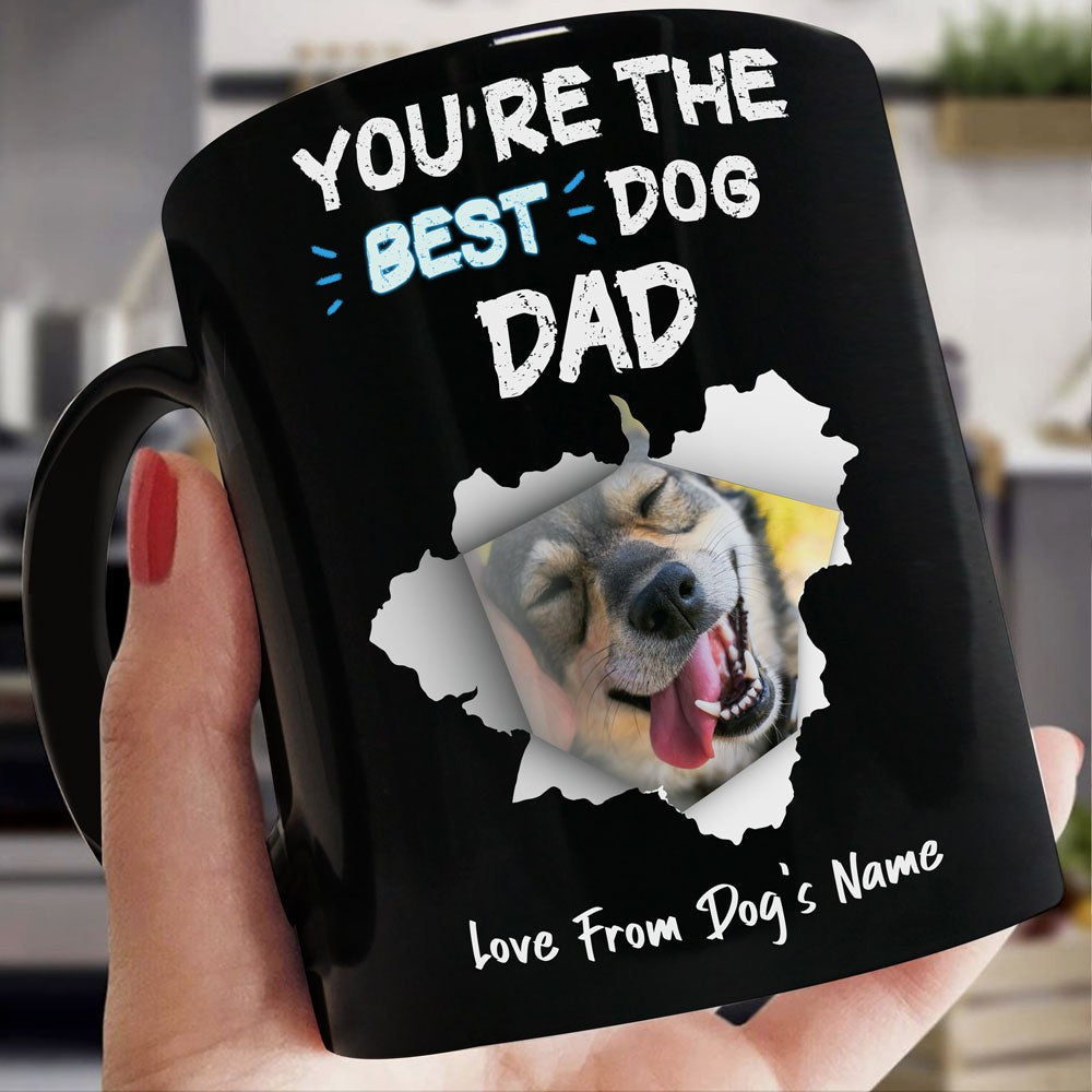 Personalized Gift For Dog Dad You're The Best Dog Dad Mug