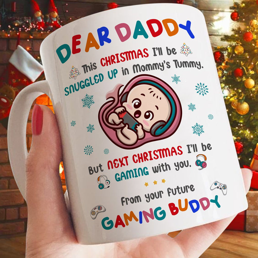 Gift For Gaming Daddy Next Christmas I'll Be Gaming With You Funny Mug