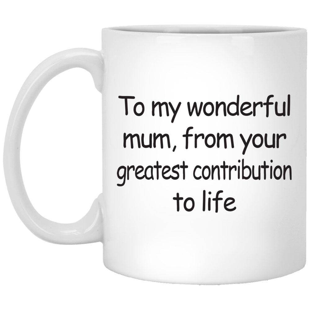 Gift For Mum To My Wonderful Mum Mug