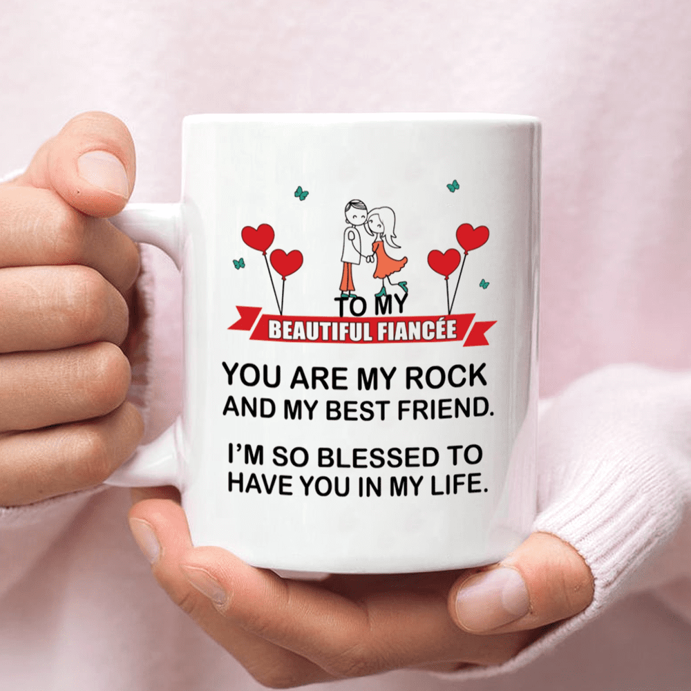 You Are My Rock And My Best Friend Mug Gift For Her