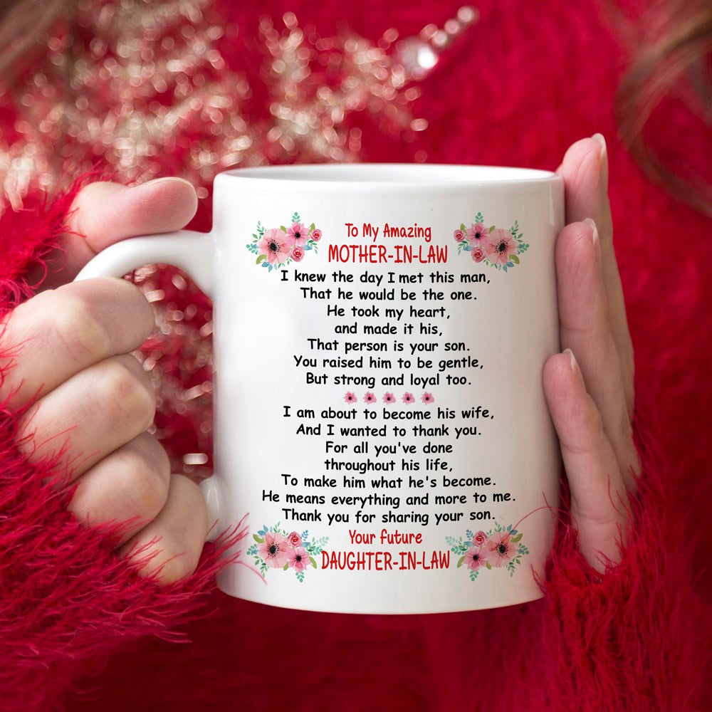 To My Mother-in-law From Daughter-in-law Mug