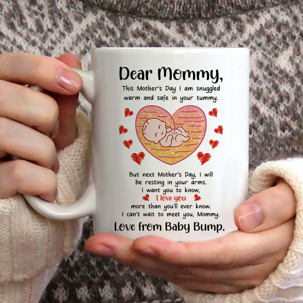 Gift For Mom To Be Mother's Day I Will�Be Resting In Your Arms Mug