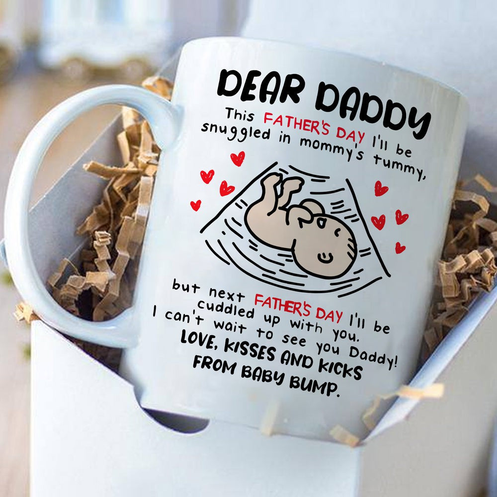 Father's Day To My Daddy Mug Gift For Expecting Dad