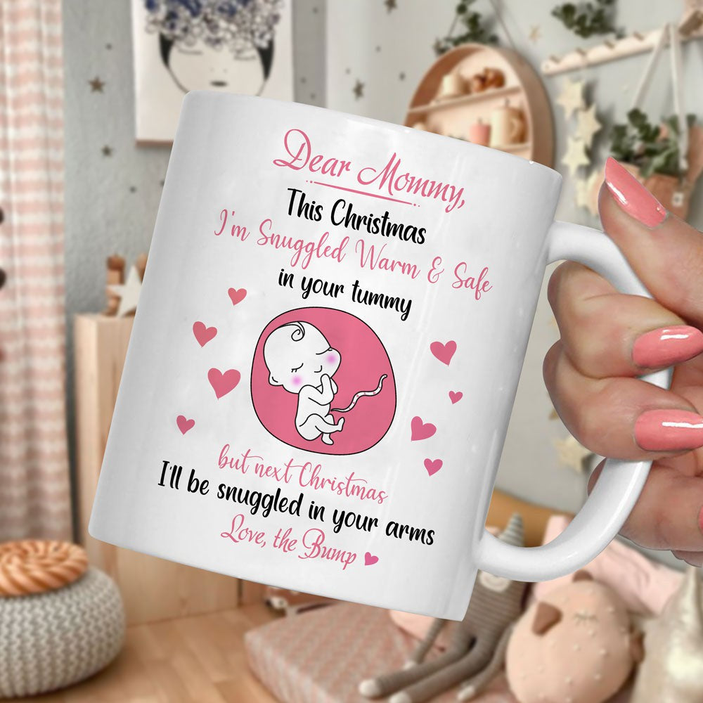 Christmas Gift For Expecting Mom Dear Mommy This Christmas Warm Mug