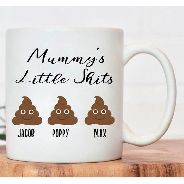 Personalized Mummy's Little Sh*t Mug Gift For Mom