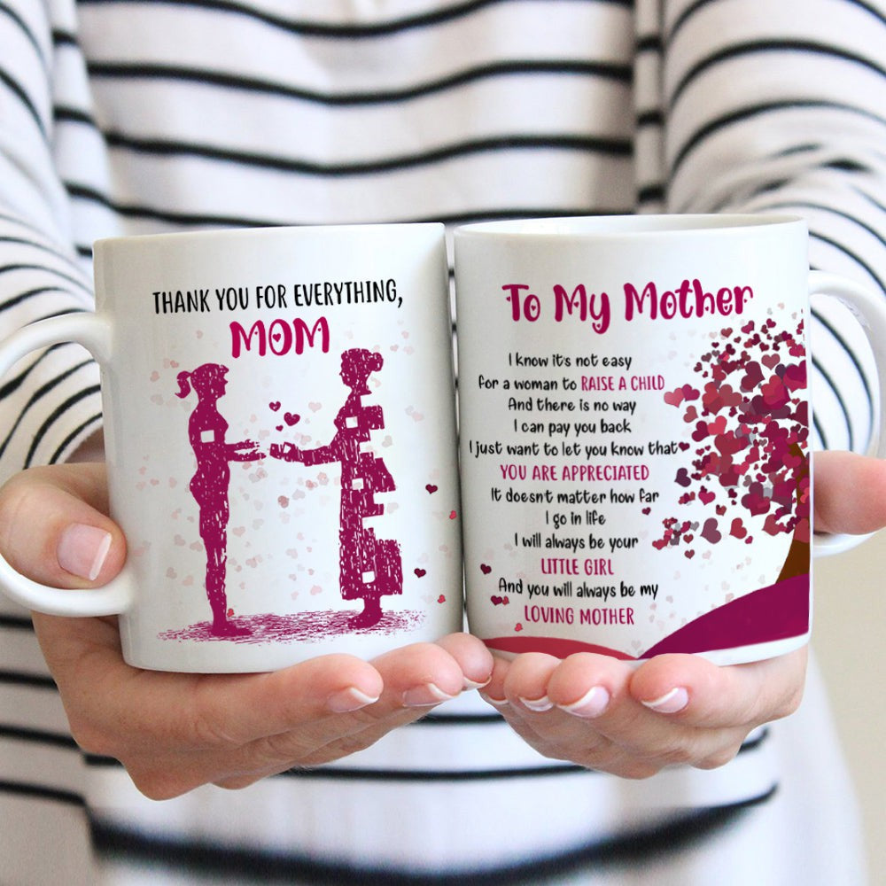 Mom I Know Its Not Easy Mug Gift For Mom From Daughter