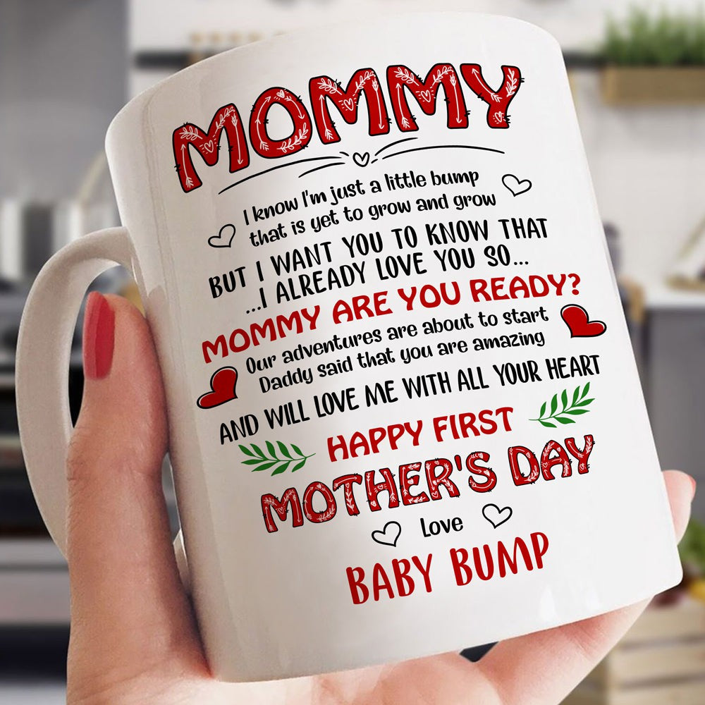 Mother's Day Gift For Expecting Mom Daddy Said Mug