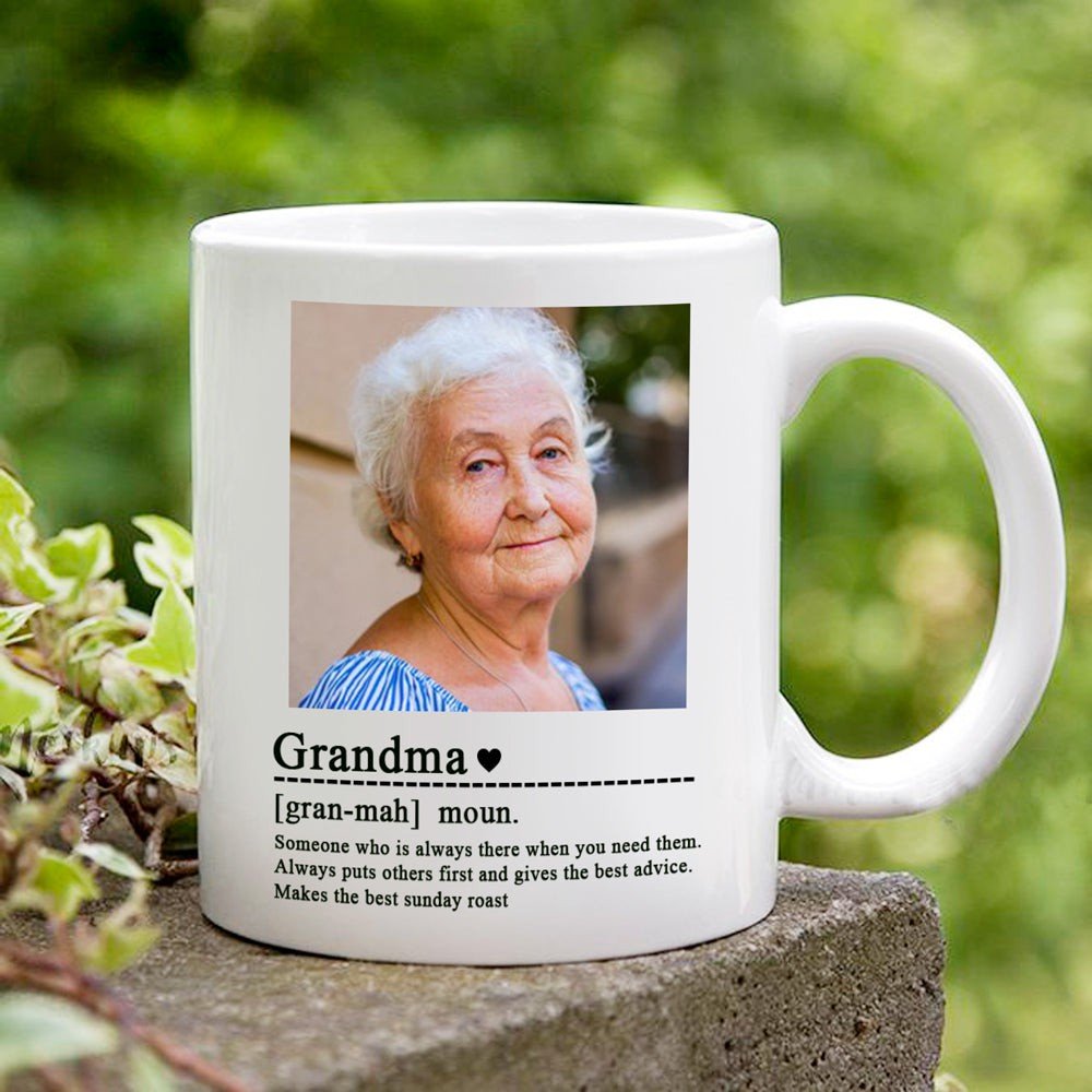 Gift For Grandma Gives The Best Advice Definition Personalized Mug