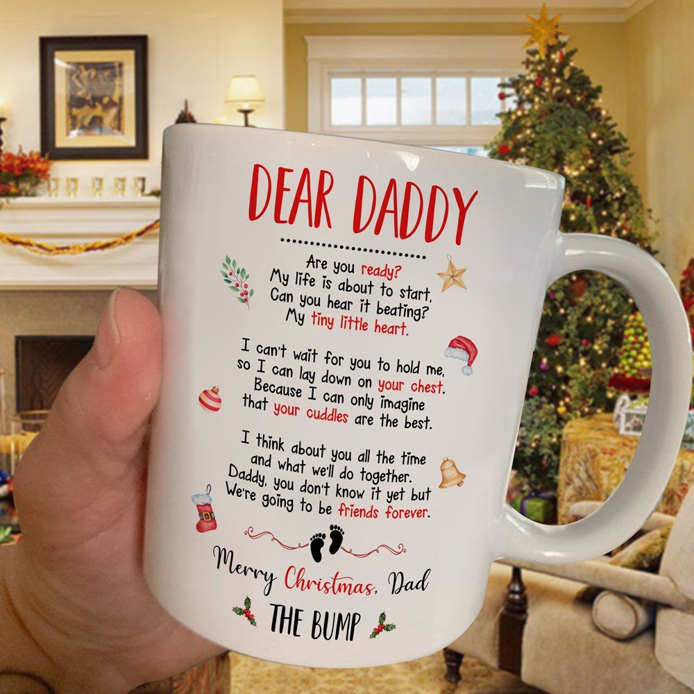 Daddy Are You Ready Christmas Gift For Dad To Be From The Bump Mug