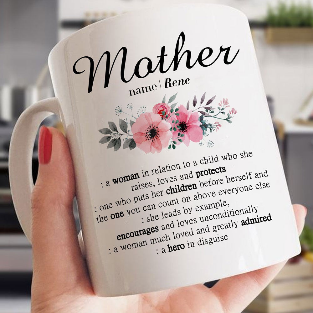 Personalised Mother Definition Mug Gift For Mum