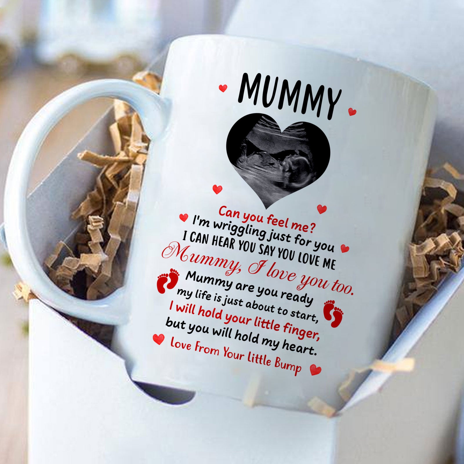 Mother's Day Mum From Little Bump Meaningful Personalized Mug