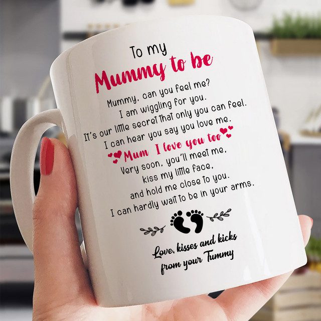 Can you feel me Mummy To Be From Bump Mug