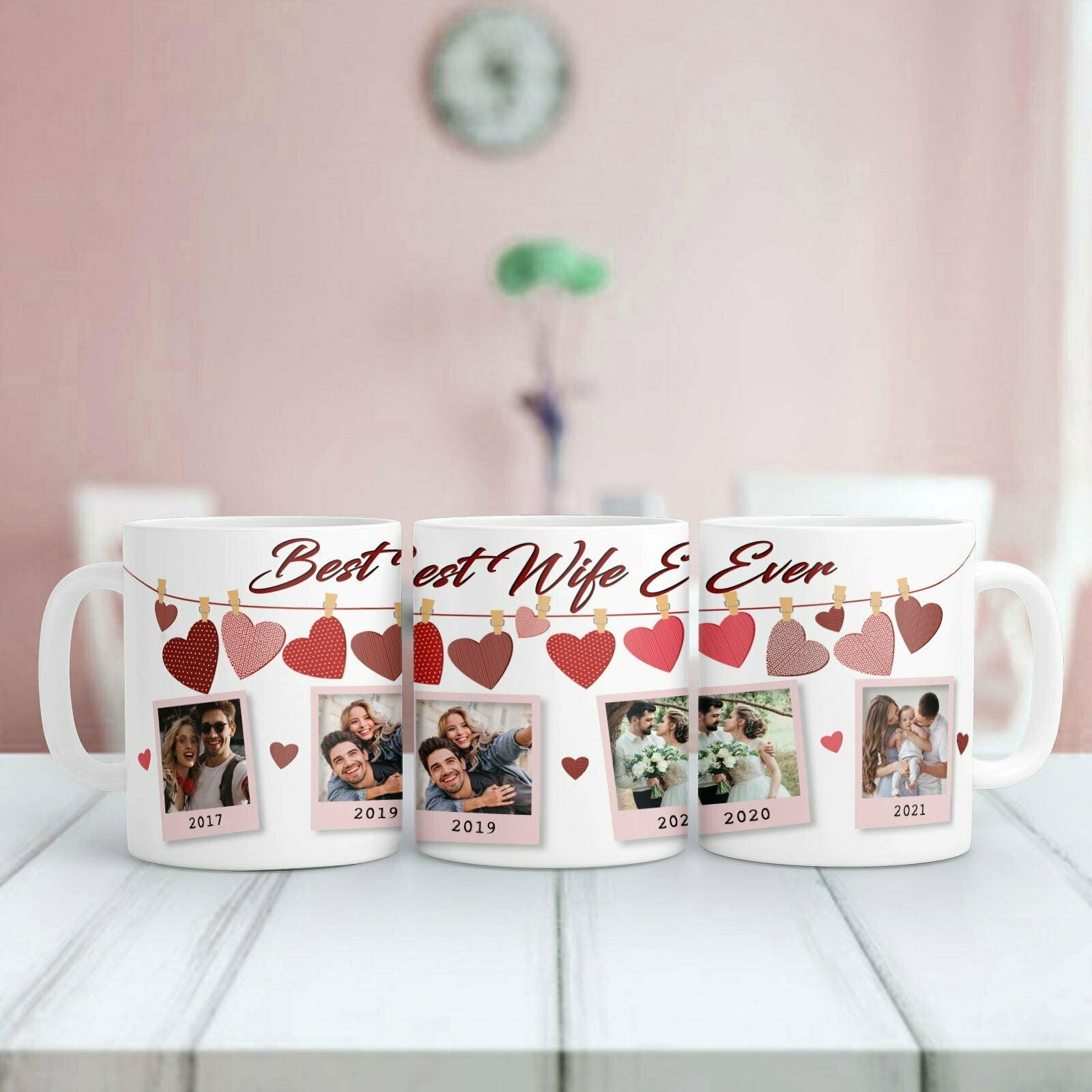 Anniversary Gift For Wife Best Wife Ever Personalized Mug