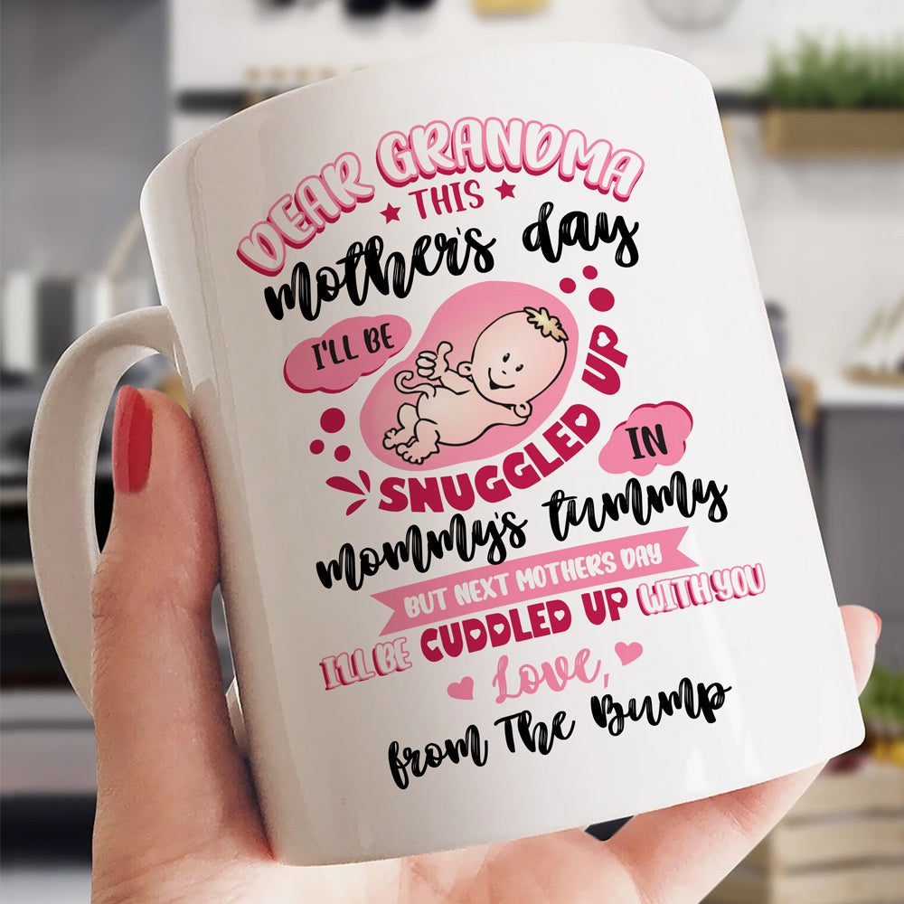 Dear Grandma This Mother's Day Mug Gift For Expecting Grandma