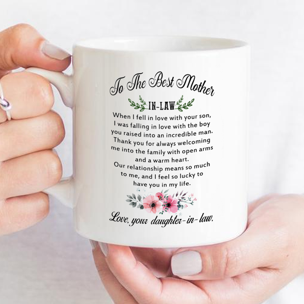 Gift For Mother-in-law I Feel So Lucky To Have You In My Life Mug