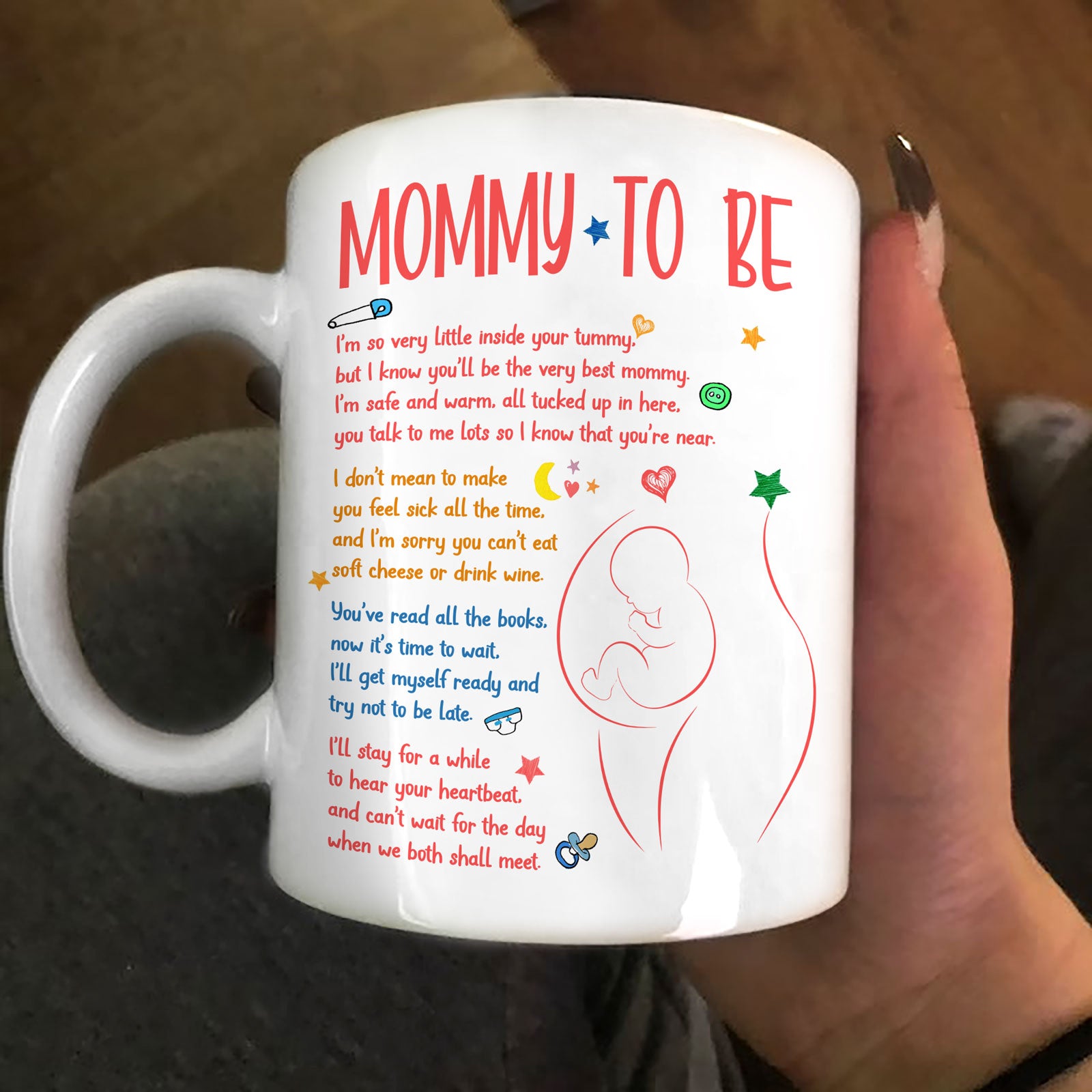 Gifts For Mommy To Be So Verry Little Inside Your Tummy Coffee Mug