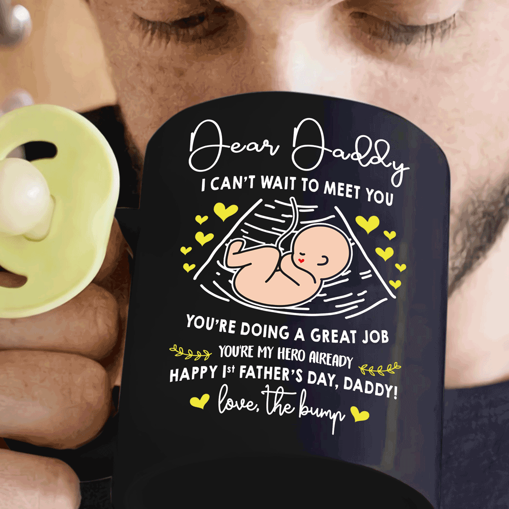 Father's Day Gift For Dad To Be Daddy My Hero Mug