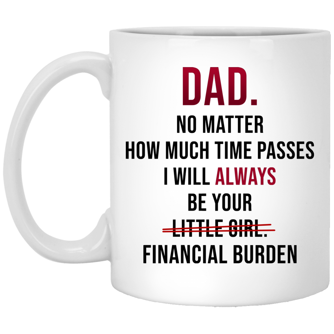 Dad No Matter How Much Time Passes Daddy Mug Gift For Dad