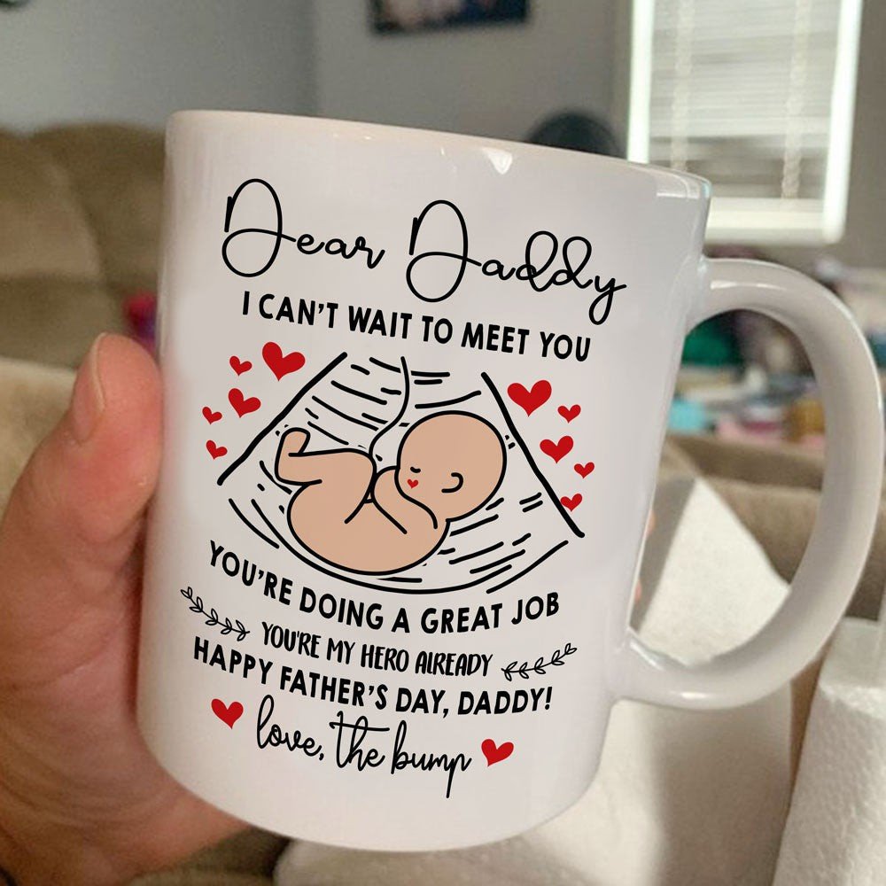 Father's Day Gift For Dad To Be My Hero Mug