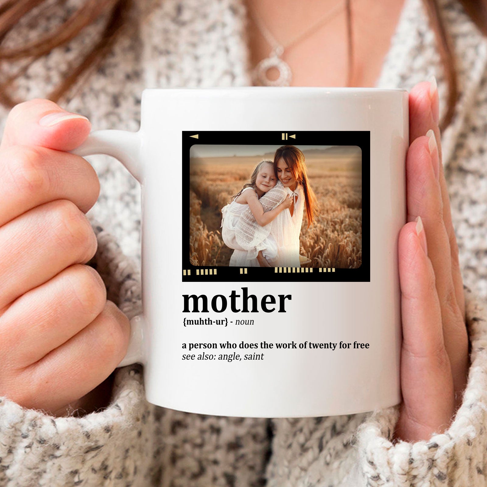 Mother Definition Custom Photo Meaningful Personalized  Mug