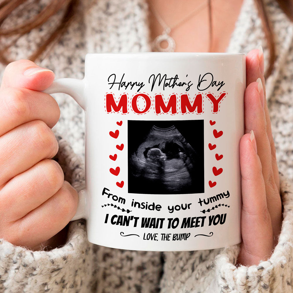 Happy Mother's Day I Can't Wait To Meet You Personalized Mug