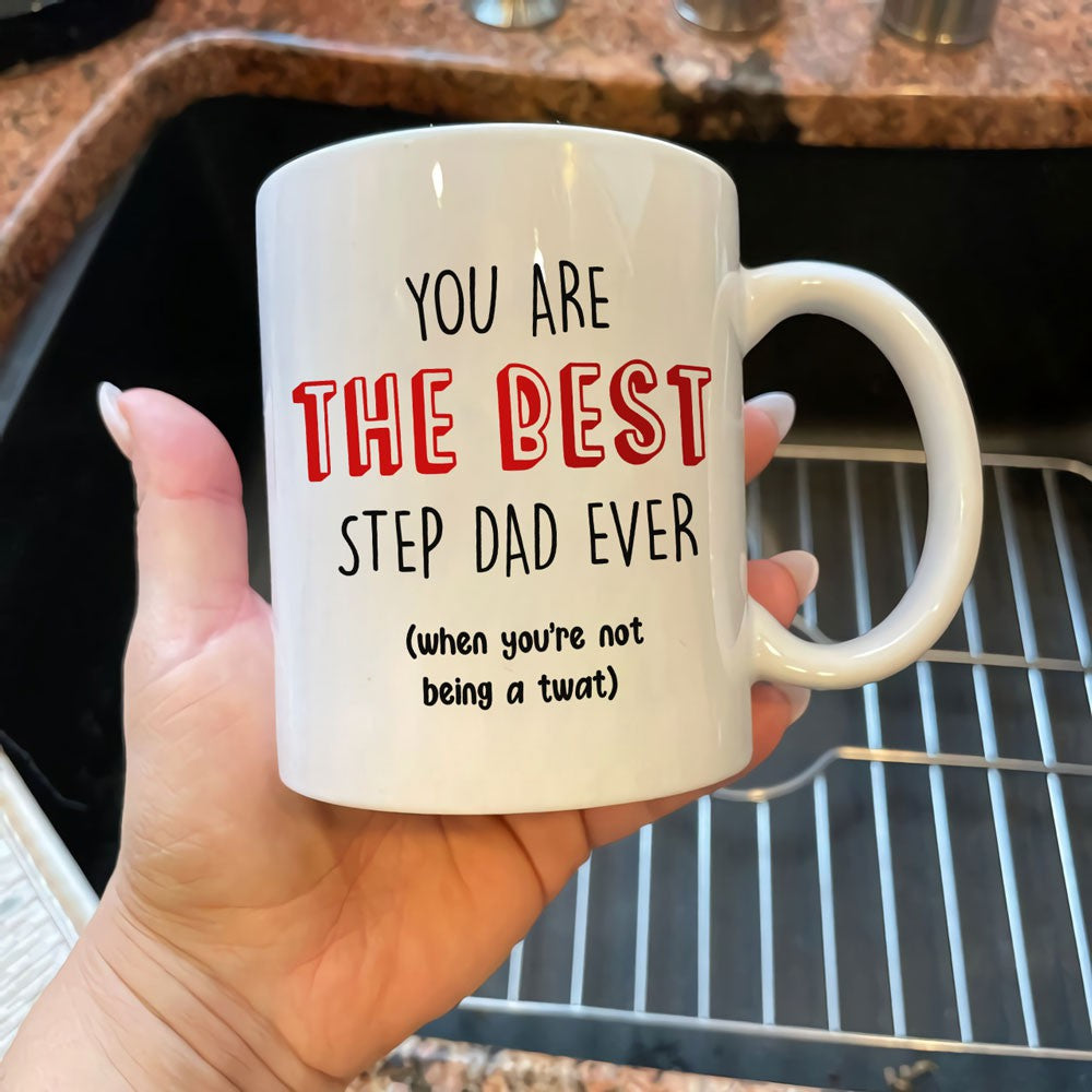 Funny Gift For Stepdad Best Step Dad Ever Mug