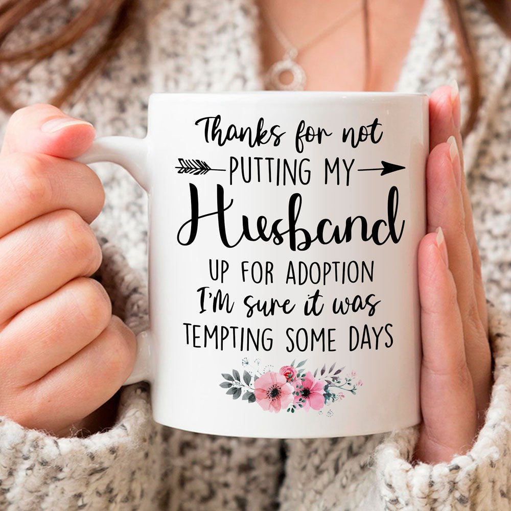 Putting My Husband Up For The Circus Mug Gift For Mother In Law