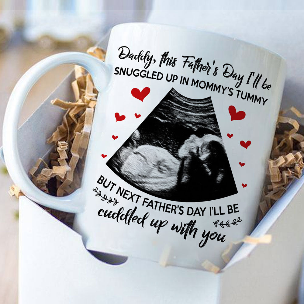 Personalized Next Father's Day In Your Arms Mug Gift For Dad