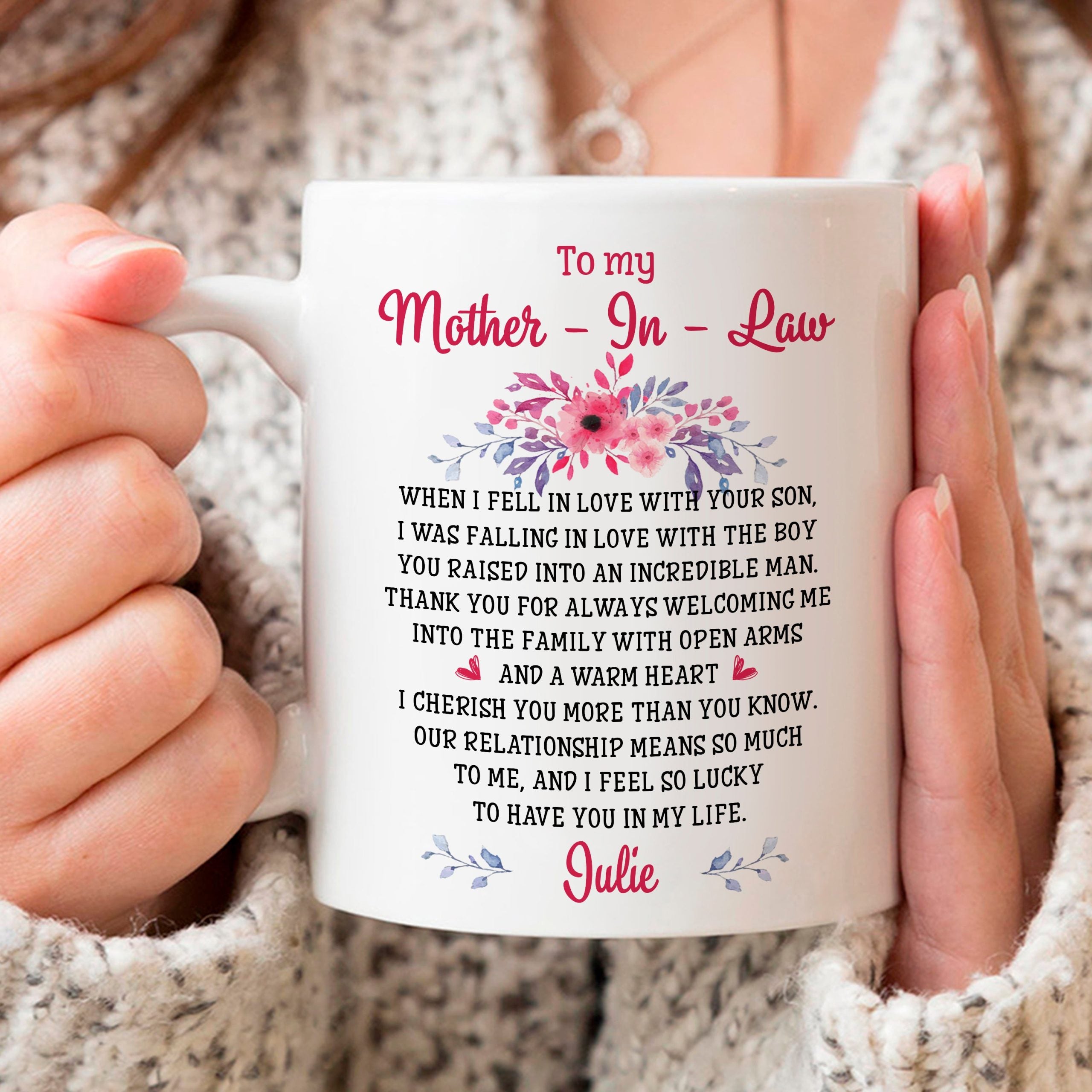 Personalized Lucky To Have You Mug