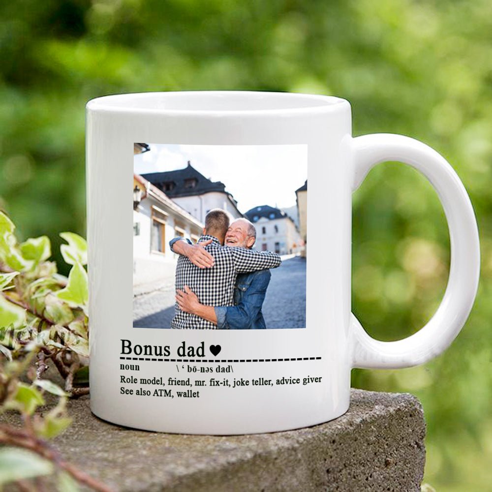 Bonus Dad Definition Mugs Personalized Gift For Step Dad