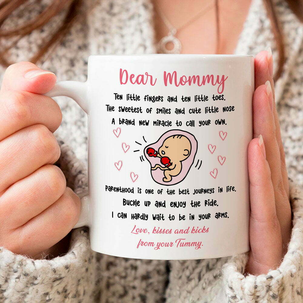 Gift For Mom To Be Ten Little Fingers And Ten Little Toes Mug