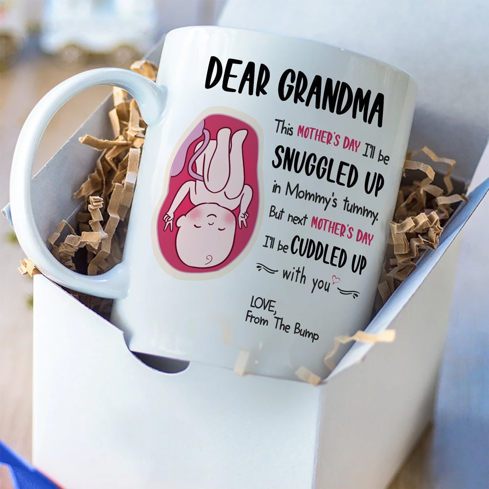 Gift For Grandma To Be Next Mother's Day I'll Be With You Mug