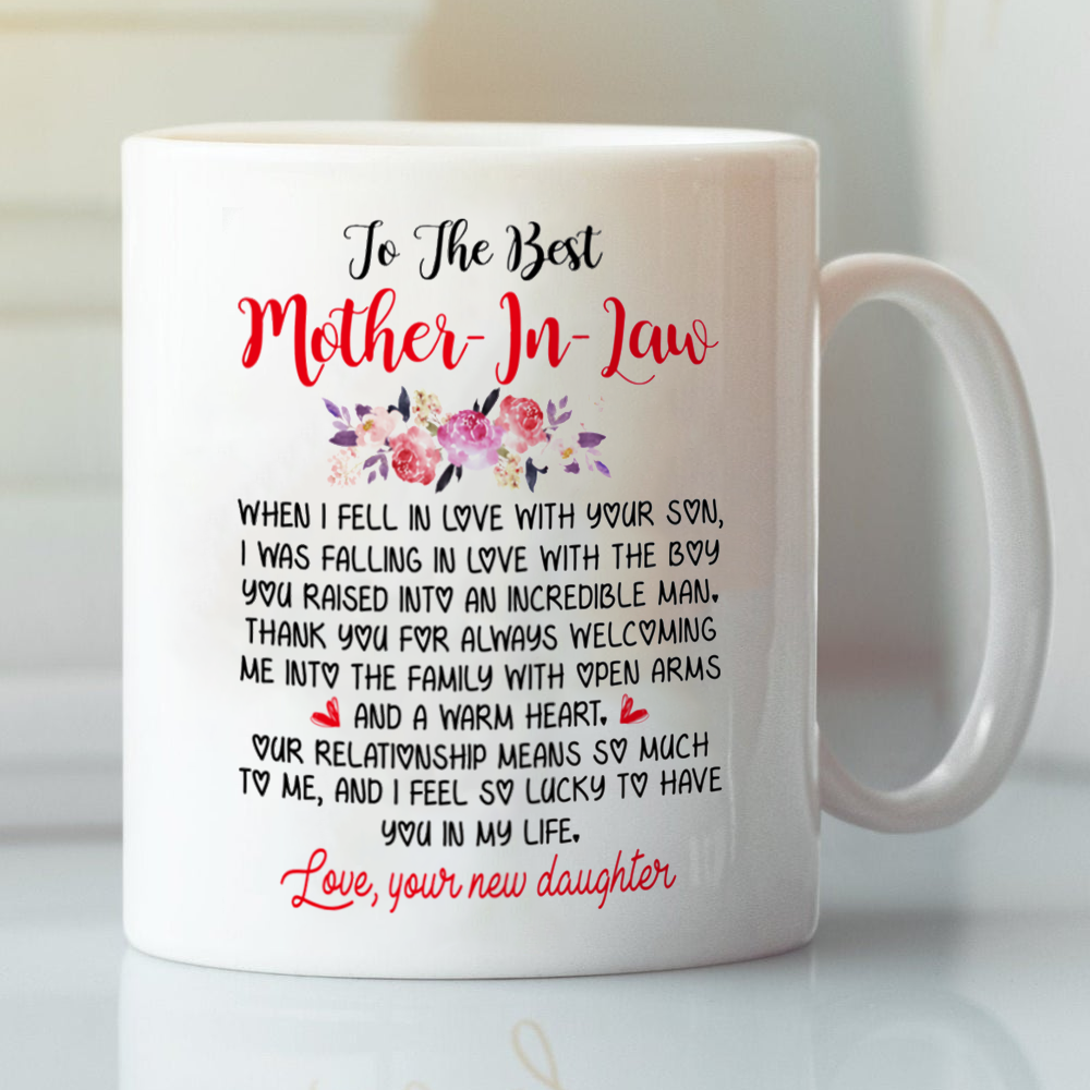 To The Best Mother-in-law Mug Gift For Mother-in-law