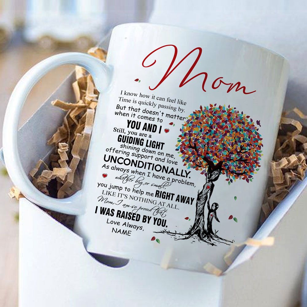 Personalized Time Passing By Mom Mug From Son