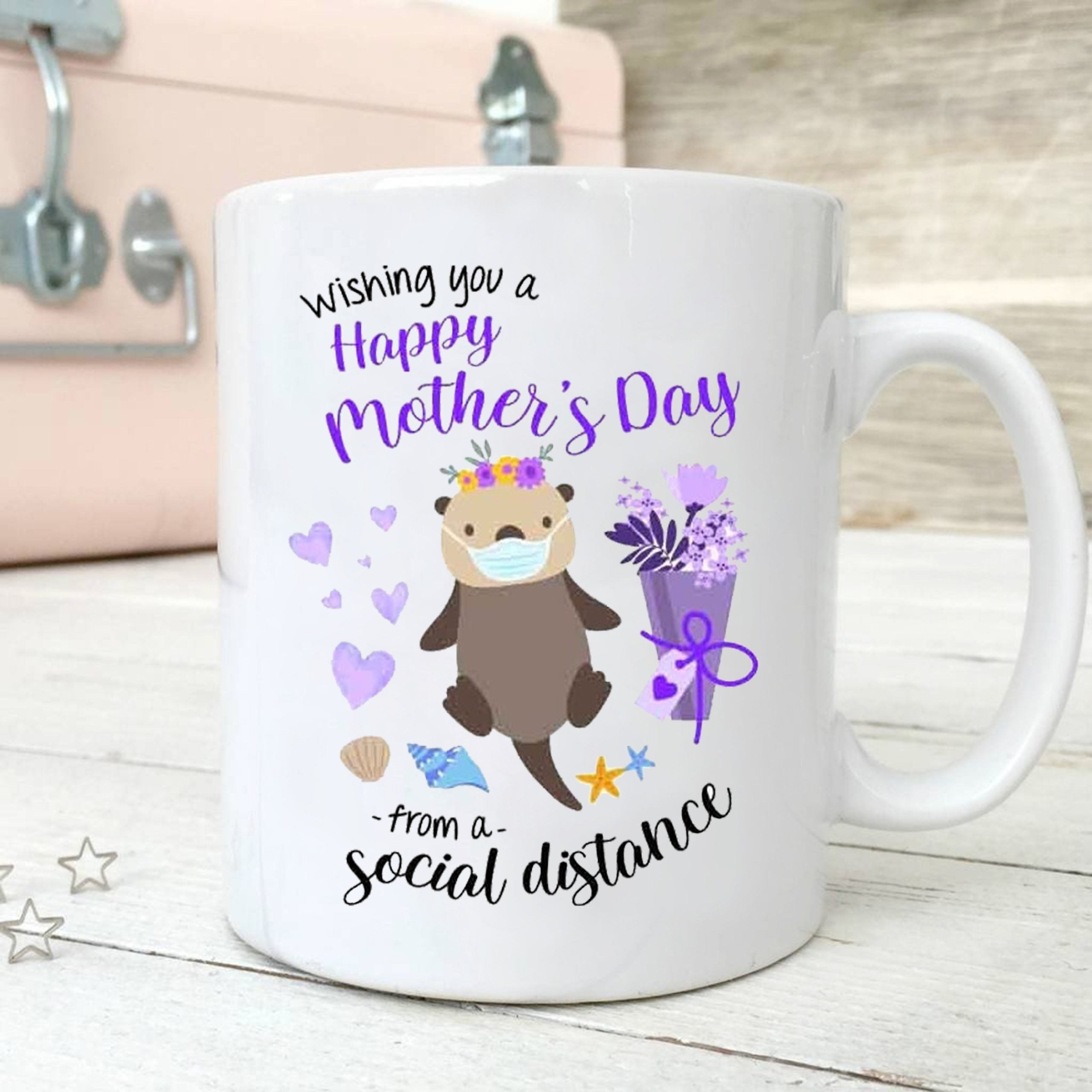 Gift For Mom Wishing You A Happy Mother's Day Otter Mug