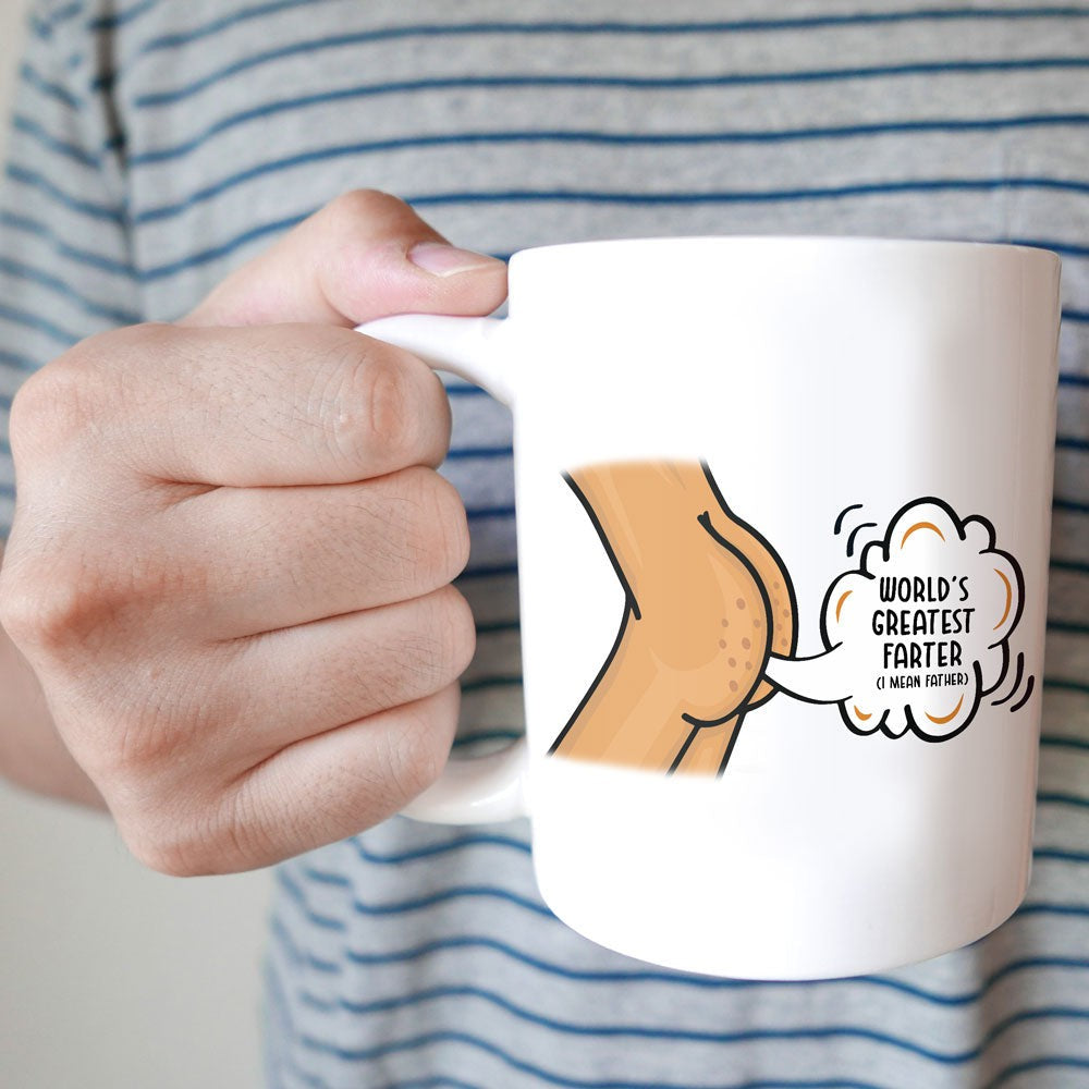 Gift For Father's Day World's Greatest Farter (I Mean Father) Mug