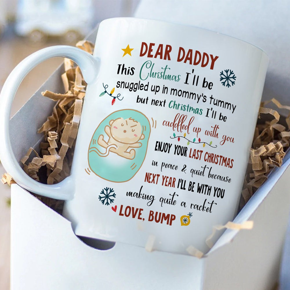 Gift For Dad To Be First Time Dad Christmas Gifts From The Bump Mug