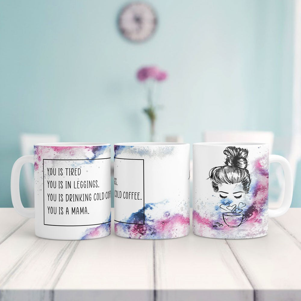 You Is A Mama Glitter Mugs Gift For Mom