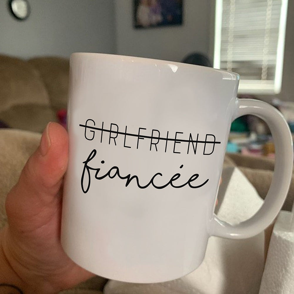 Girlfriend To Fiancee Proposal Gifts To Surprise Her For Fiancee Mug