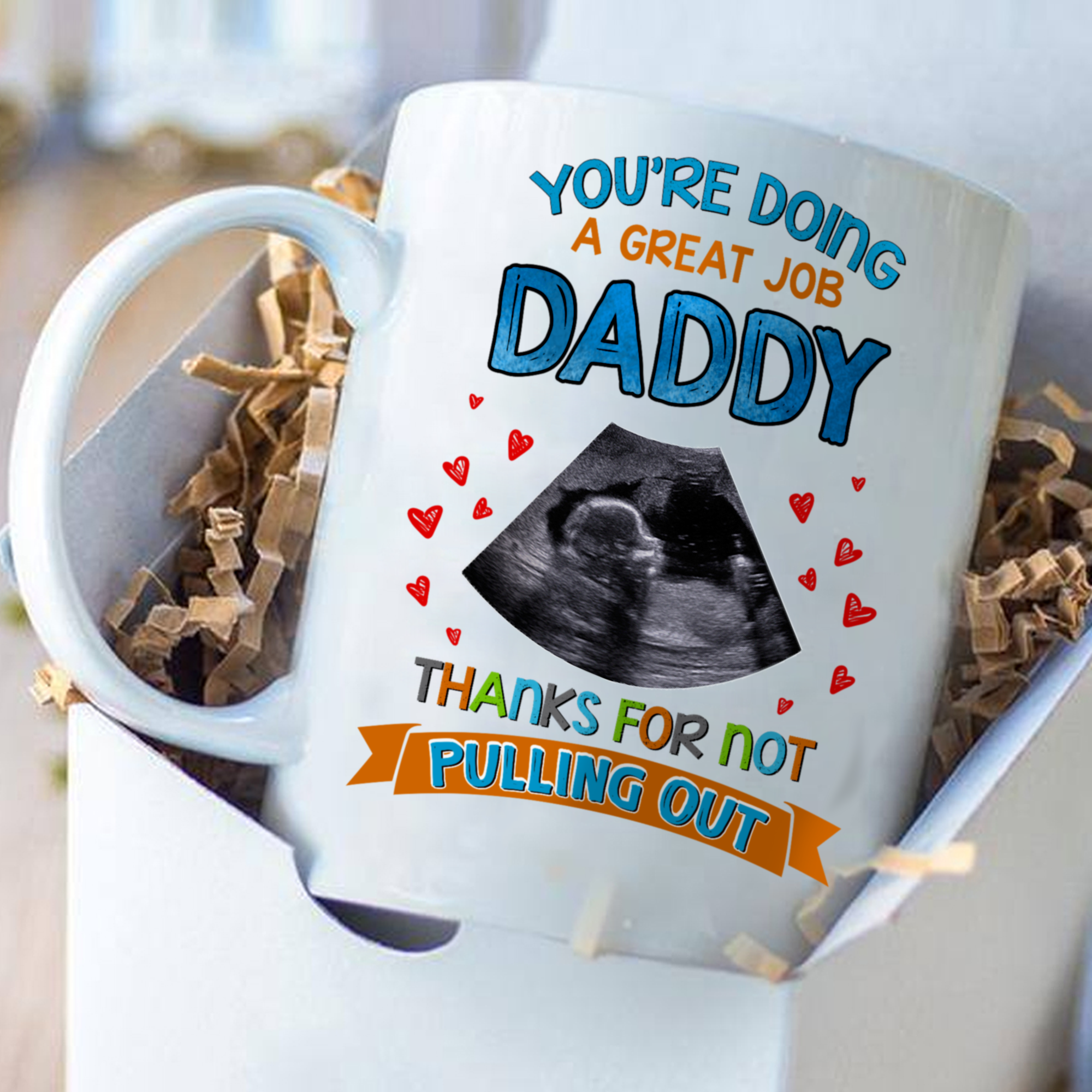 Personalized Gift For Expecting Dad Good Job Daddy Bump Mug