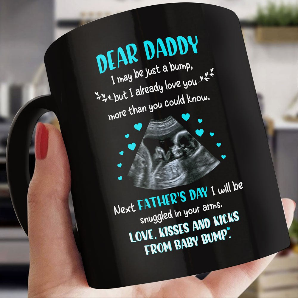 For Dad I Already Love You Personalized Ultrasound Father's Day Mug