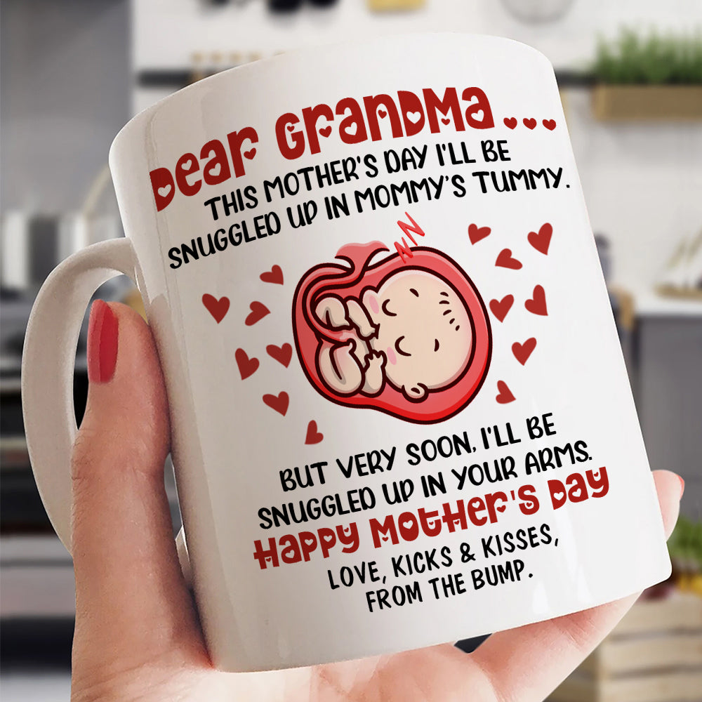 Grandma 6 Red Mother's Day Mug