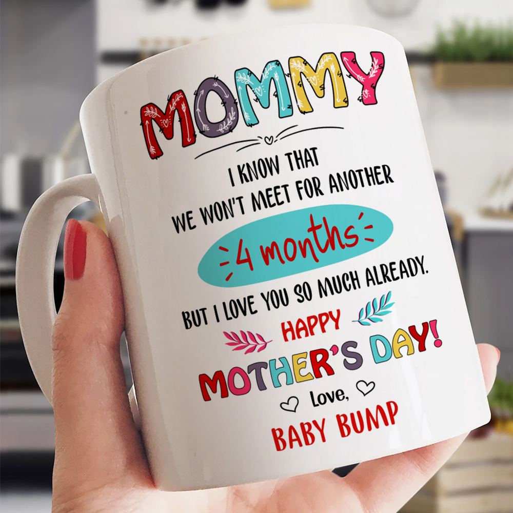 Personalized We Won't Meet In Months Mommy Mug