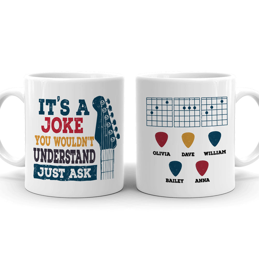 Daughter Son Father Jokes Understand Mugs Personalized Gift For Dad